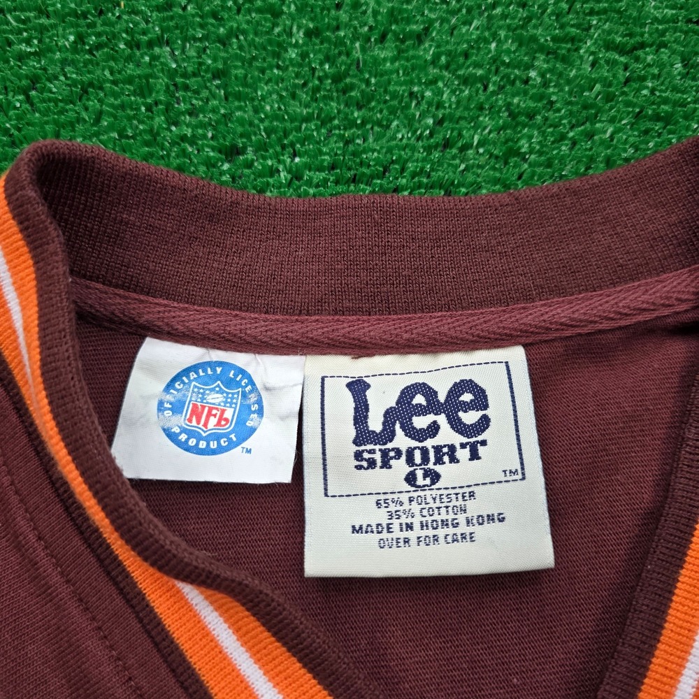 Cleveland Browns Sweatshirt Mens Large Vintage 90s Lee Sport AFC NFL Football - Picture 9 of 10